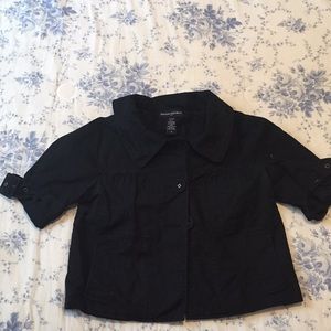 Banana republic short-sleeve button-up jacket